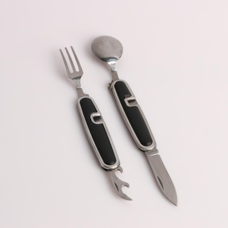 Gift set 5 in 1 "reptile": flask 240 ml, 2 knives 7V1, 2 glasses, 17 x 23 cm-4