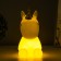 Nightnik "Unicorn in Gold" LED from batteries with a white-gold 9.5x14x20 cm Risalux