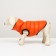 Dog jacket two -sided with a collar, ds 24, Osh 24, og 40, orange/green