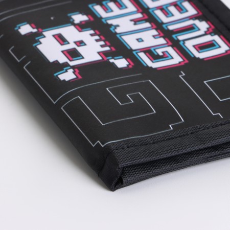 Children's wallet on Velcro "chosen", black color-2