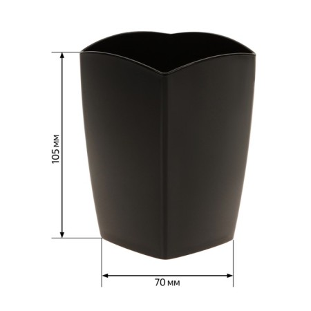 Star-Star for the Chancellery of Istanm "Tropic", plastic, square, black-1
