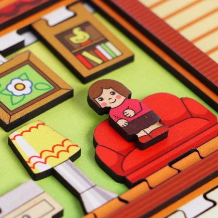 Puzzle "Cozy House"-5