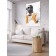 Decorative panel with photo printing "invigorating song", vertical, size 100x150 cm