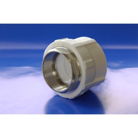 Combined "Politek" coupling, polypropylene, 32 mm x 1 ", internal thread-1