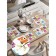 A set of napkins for setting the table "Sleep owls", rectangular, rounded edges, size 30x46 cm, 4 pcs