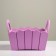 Kashpo wooden 25 × 16 × 17 cm "Maria", side pens, MDF, lilac