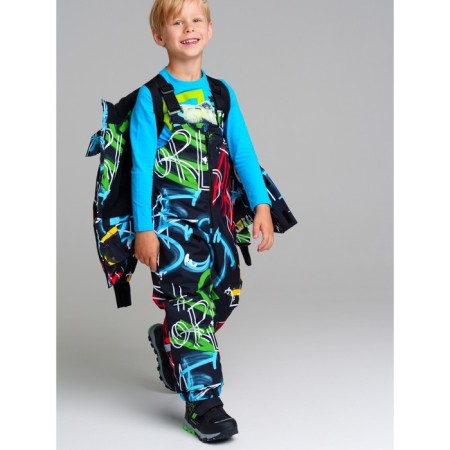 Winter kit for the boy PlayTode: jacket and semicunner, height 110 cm-3