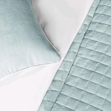 Konni set: cover of 160 x 220 cm, pillowcases 40 x 40 cm - 2 pcs, blue-3