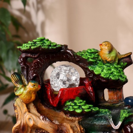 Fountain "Birds in the Cool Valley" 18x14x26.5 cm (with backlight)-1