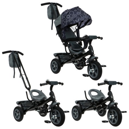 Three -haired bicycle Vivat 1, black color-1