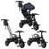 Three -haired bicycle Vivat 1, black color