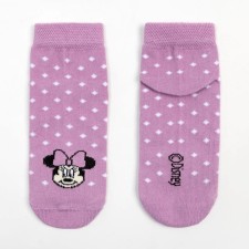 Socks Minnie Mouse, purple, 14-16 cm