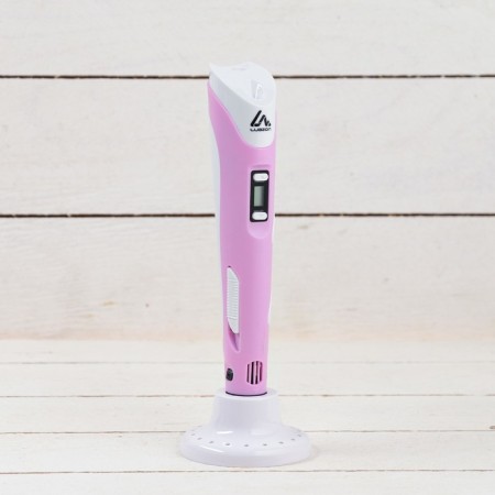 3D handle Luazon, display, work with plastic ABS and PLA, plastic in the kit, pink-7