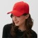 Monophone baseball cap, size 58, red color