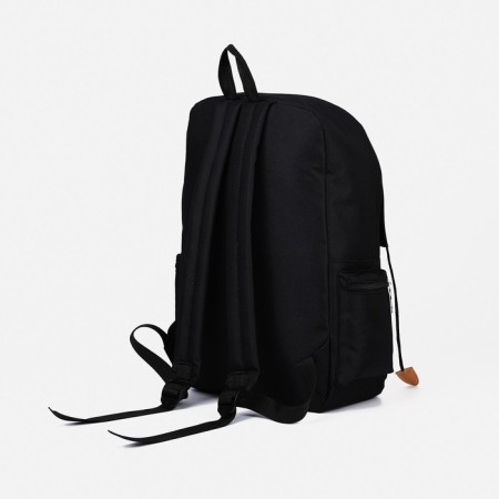 Set of backpacks on lightning from textiles, chover, bag, pencil case, black color-2