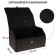Organizer COFR in the trunk, 55 x 30 x 31 cm, eco-leather, black-red