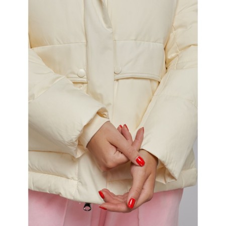 Winter jacket, size 44, light yellow color-11