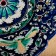 Rishtan ceramics "Patterns", 25 cm, blue