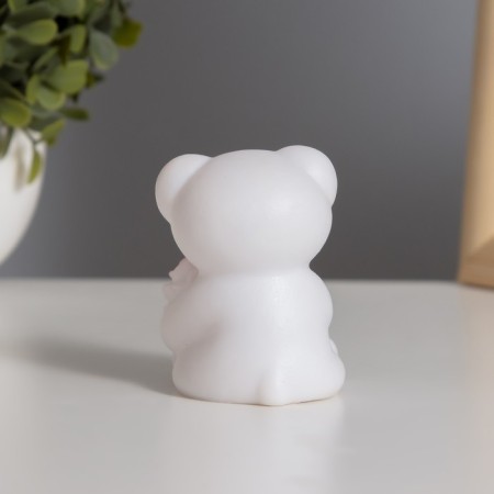 Nightlight "Bear with a rose" 2W LD LR44 white 4x5.5x7cm-4