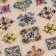 Nail stickers "openwork", voluminous, multi -colored