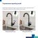 MILARDO RORA RORBLFJM05 kitchen mixer, pour 203 mm, filtered water valve, black matte