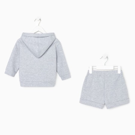 Kid for children (sweatshirt, shorts) KAFTAN "BASIC Line", height 110-116, color gray color-8