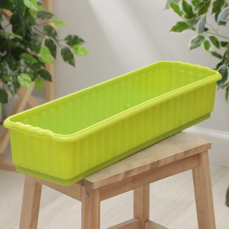 Box for flowers with a drainage grill, 9.5 l, color mix-9