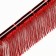 Garland "rain" with sticky tape, 2 meters, red color