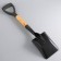 Tourist shovel "Master K" Otkov, 67 cm, black, tree