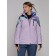 Ski jacket female winter, size 56, purple color