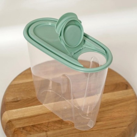 Capacity for bulk products, 1.5 l, pistachio color-2