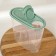 Capacity for bulk products, 1.5 l, pistachio color