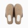 Women's slippers with an open nose eco size 40-41, brown
