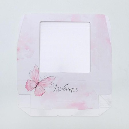 Confectionery packaging, boxing box “Smile”, 20 x 20 x 4 cm-2