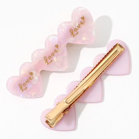 Acrylic hair hairpin, mix, 5.5 x 1.5 cm-3