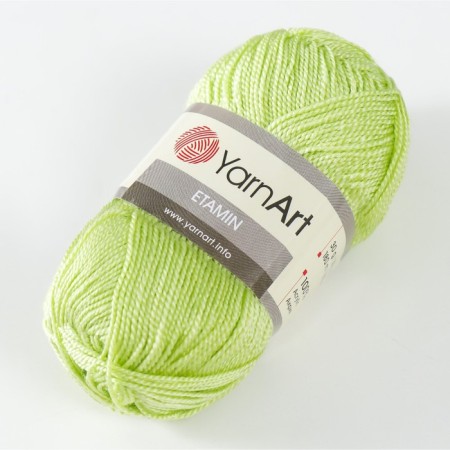 Yarn "etamin" 100% acrylic 180m/30g (452-a St. Green)-1