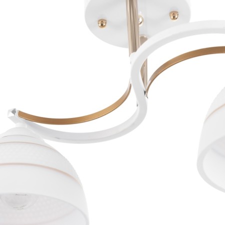 Rina chandelier 2he27 40W white-gold 40x28 cm-6