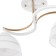 Rina chandelier 2he27 40W white-gold 40x28 cm