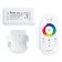 RGB controller for LED tape with p/u white, 12-24V, LD63
