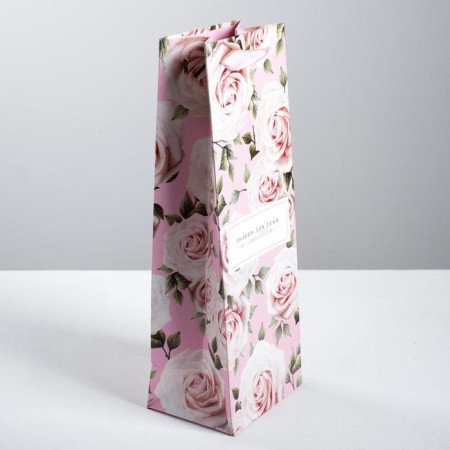 Gift package for a bottle, packaging, “only for you with love”, 35 x 13 x 10 cm-2