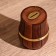 Piggy bank "Barrel" 10x10x12 cm, mane