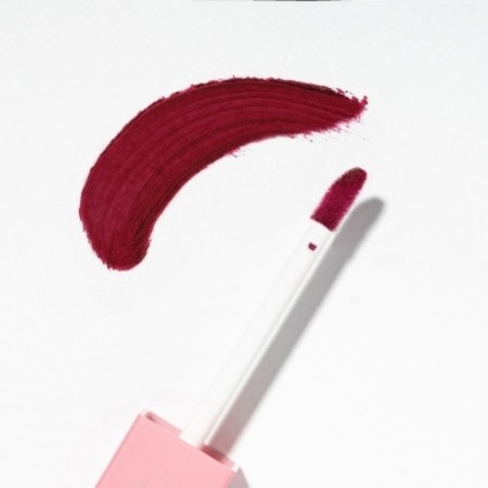 Matte persistent liquid lipstick shade Dita, raspberry red, 7 ml-1