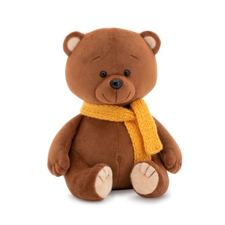Soft toy "Bear Maffin" Chocolate, 20 cm