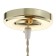 Lamp Bayerlux 40307/1 E27 40W gold 22x22x24-124 cm