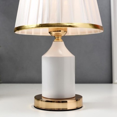 HELP lamp 16136/1wt e27 40W white-golden-gold 21x21x34 cm Risalux-4