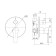 Shower mixer IDDIS SENA SENSB00I67, single -leaf, built -in, with two outputs, chrome 45650