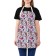 Apron of a kitchen with a photo print "Delicious April", adjustable, size OS