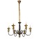 Annie chandelier 6x40W E14 Brass 69x69x44 cm Bayerlux