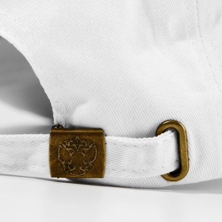 Male cap "Russia", white color, pr56-4