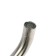 Bath mixer Zein Z3489, curved spout, shower set, stainless steel, satin
